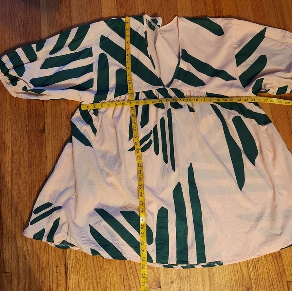 Tallulah & Hope Puff Sleeve Oversized Lagenlook Dress Size 4, Fit S/M - Picture 7 of 8